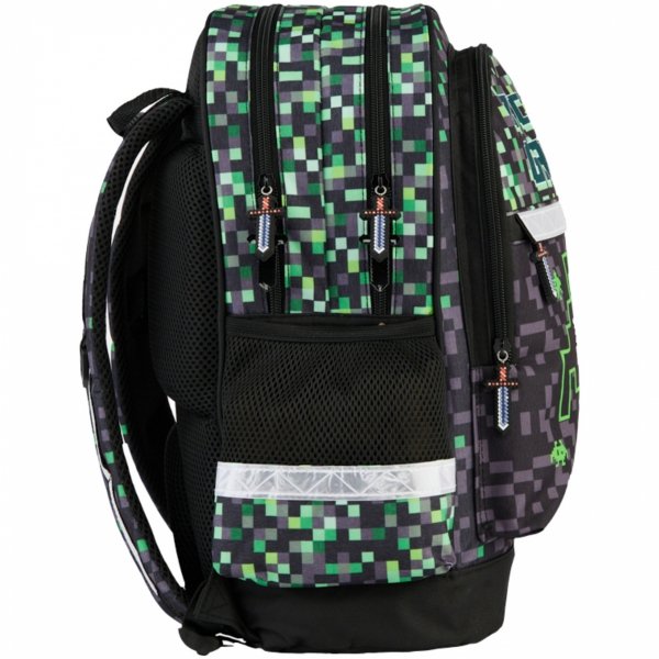 GAMER PLECAK CHŁOPIĘCY SZKOLNY PIKSELE ZESTAW 3ele PASO GAMING GRA