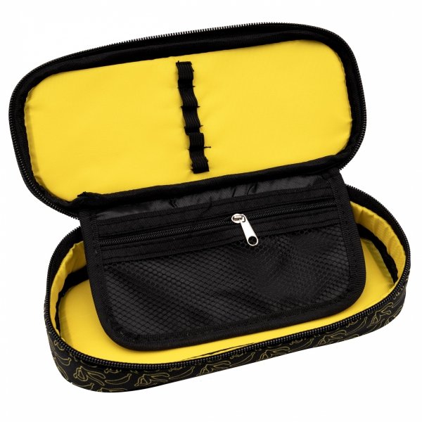 MINIONKI PIÓRNIK SZKOLNY SASZETKA Z KLAPKĄ DLA UCZNIÓW MINIONEK