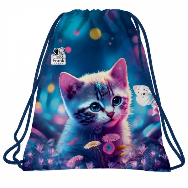 ZESTAW 5w1 KOT CATS PLECAK Z KOTKAMI DLA DZIEWCZYNY SZKOLNY DO PODSTAWÓWKI