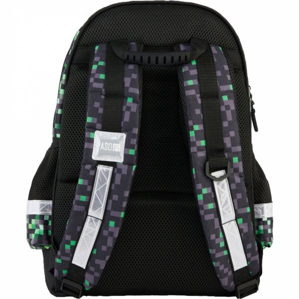 KOMPLET 5w1 GAMER PLECAK DLA CHŁOPAKA SZKOLNY PIKSELE GAMING GRA PIKSELE