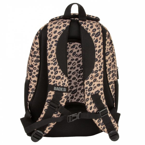 BACKUP MŁODZIEŻOWY SZKOLNY PLECAK PANTERKA KOMPLET 5el USTA DLA DZIEWCZYNY