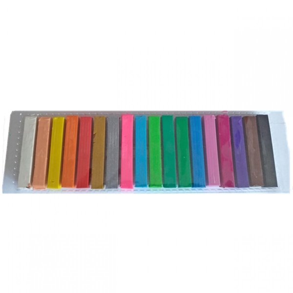 Plastelina Bambino 18 Kolorów Złota Srebrna + Podkładka [001901]