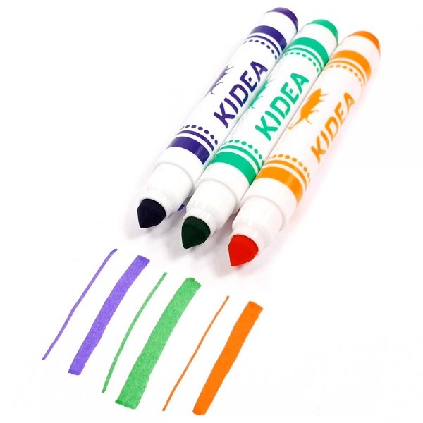 Flamastry Mazaki Kidea 8 Kolorów Grube Pisaki [FSKJ8KA]