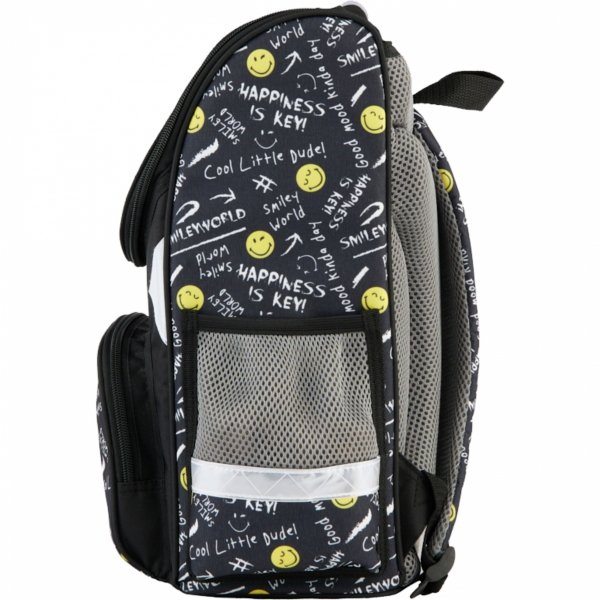 SMILLEY TORNISTER SZKOLNY DO KLAS 1-4 BUŹKI EMOTKI EMITIKONY KOMPLET 5w1