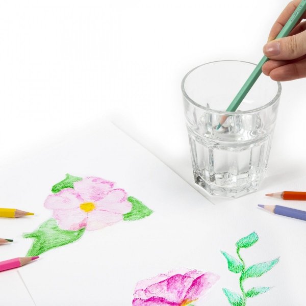 Kredki Akwarelowe w Metalowym Pudełku 24 Kol Kidea [KAMP24KA]