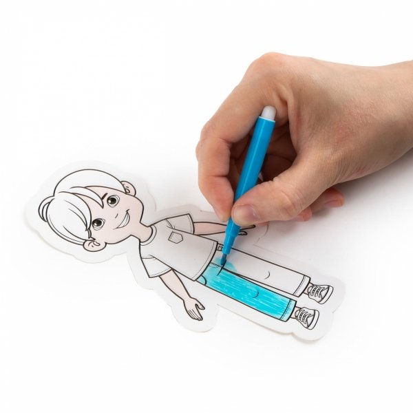 ZESTAW KREATYWNY WYKLEJANKA PRACOWNIA MODY KIDEA STYLISTKA DLA DZIECKA