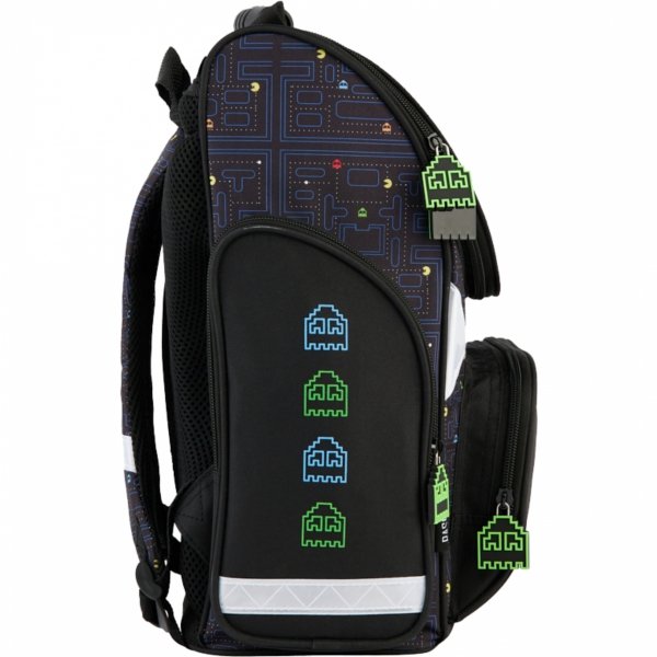 PAC-MAN TORNISTER SZKOLNY KOMPLET 3 ele. GAMING GAMER DLA CHŁOPAKÓW