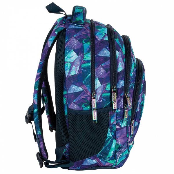 PLECAK BACKUP SZKOLNY MŁODZIEŻOWY DLA DZIEWCZYNY 4 kom. CRYSTAL ZESTAW 5w1