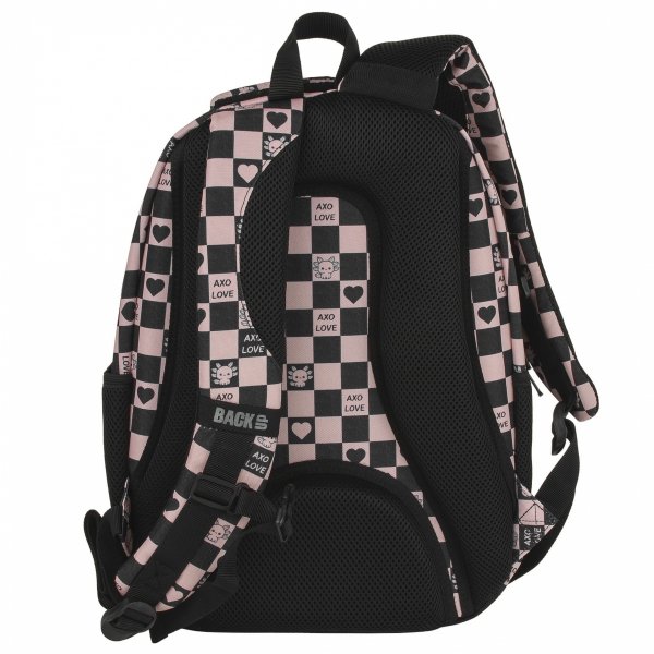 SZACHOWNICA RÓŻOWA PLECAK MŁODZIEŻOWY BACKUP DZIEWCZĘCY SZKOLNY KOMPLET 3w1