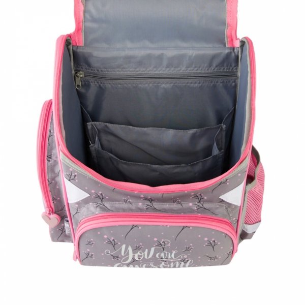 PASO TORNISTER SZKOLNY KOTY DZIEWCZĘCY Z KOTKIEM KOMPLET 5w1 KOTKI