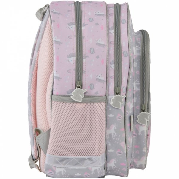 JEDNOROŻEC PLECAK SZKOLNY DO KLAS 1-3 PODSTAWÓWKI KOMPLET 3w1 DZIEWCZĘCY