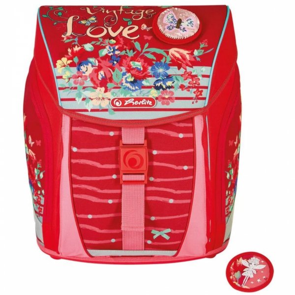 HERLITZ TORNISTER SZKOLNY DLA DZIEWCZYNEK FILOLIGHT VINTAGE LOVE