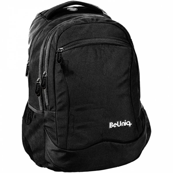 CZARNY PLECAK DLA MŁODZIEŻY SZKOLNY PASO BEUNIQ 4 KOMORY
