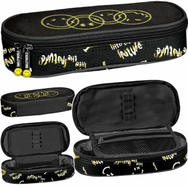 PIÓRNIK SMILEY SZKOLNY EMOTIKONY Z KLAPKĄ DO PODSTAWÓWKI EMOTKI BUŹKI PASO