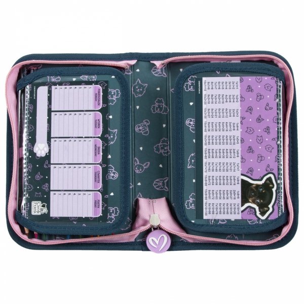 Plecak z Pieskami dla Uczennicy Szkolny Zestaw 5ele [PL15BCF38]