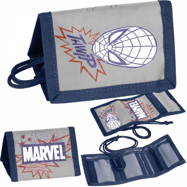 SPIDERMAN Portfel MARVEL Dziecięcy Szkolny Portfelik Chłopięcy dla Uczniów