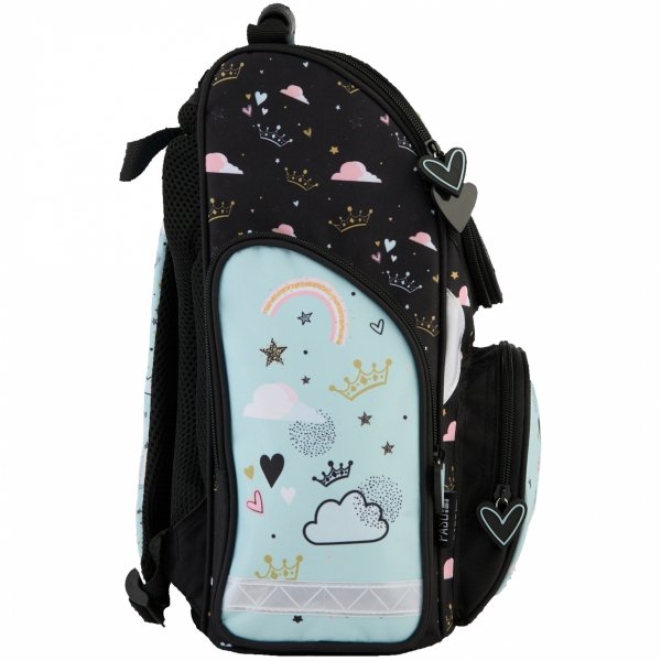 TORNISTER SZKOLNY MIŚ PANDA DZIEWCZĘCY DO PODSTAWÓWKI MIĘTOWY KOMPLET 3w1