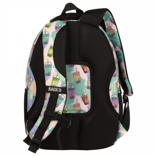 BACKUP PLECAK SZKOLNY MŁODZIEŻOWY BUBBLE TEA ZESTAW 5w1 DLA DZIEWCZYNY