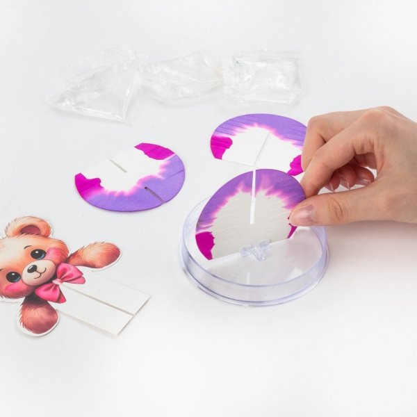 MIŚ MAGICZNY KRYSTALICZNY ROSNĄCE KRYSZTAŁY ZESTAW KREATYWNY KIDEA DERFORM