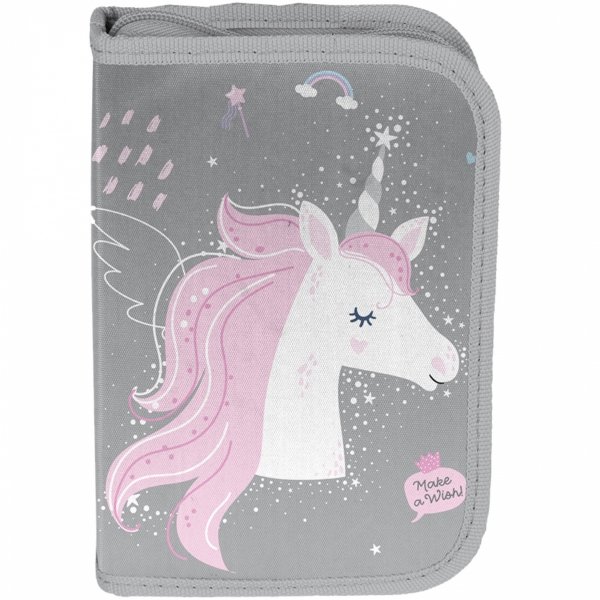 JEDNOROŻEC PLECAK SZKOLNY DO KLAS 1-3 PODSTAWÓWKI ZESTAW 3w1 DZIEWCZĘCY