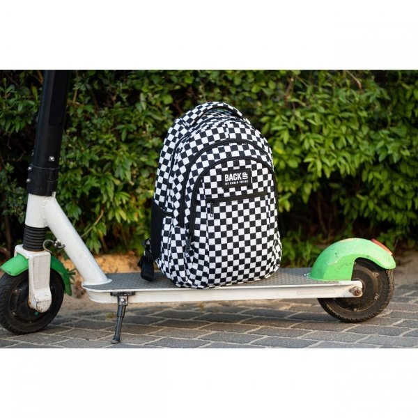 Plecak w Szachownice Plecak BackUp Młodzieżowy dla Dziewczyny Szkolny [PLB4O66]