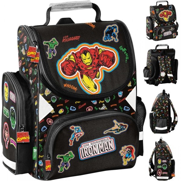 Iron Man Tornister Avengers Szkolny Thor Hulk Paso do 1 klasy [AV23RR-525]