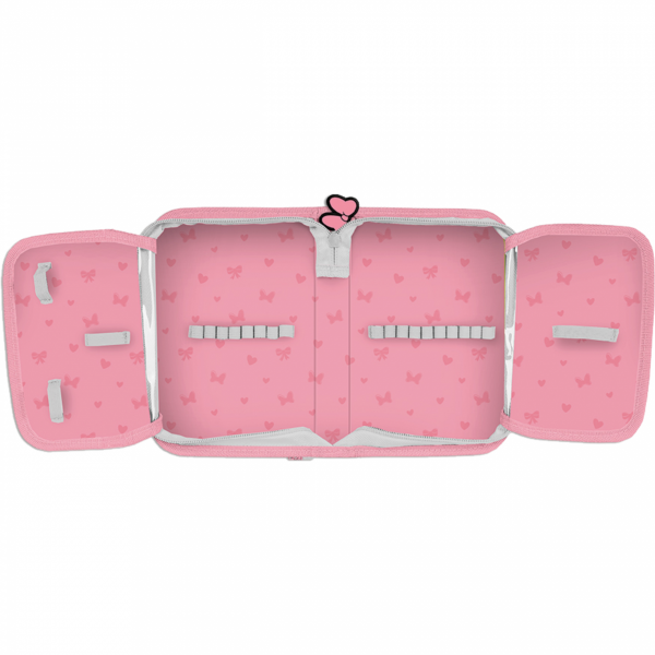 Modowy Piórnik Myszka Minnie Pojedynczy do Podstawówki [DM22CB-001BW]