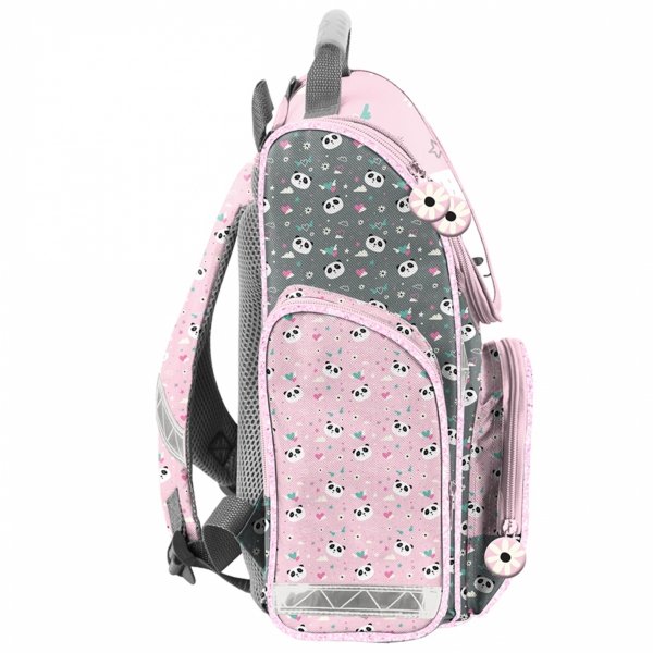 PANDA TORNISTER DO SZKOŁY DO 1 KLASY PODSTAWÓWKI PASO DLA DZIEWCZYNEK