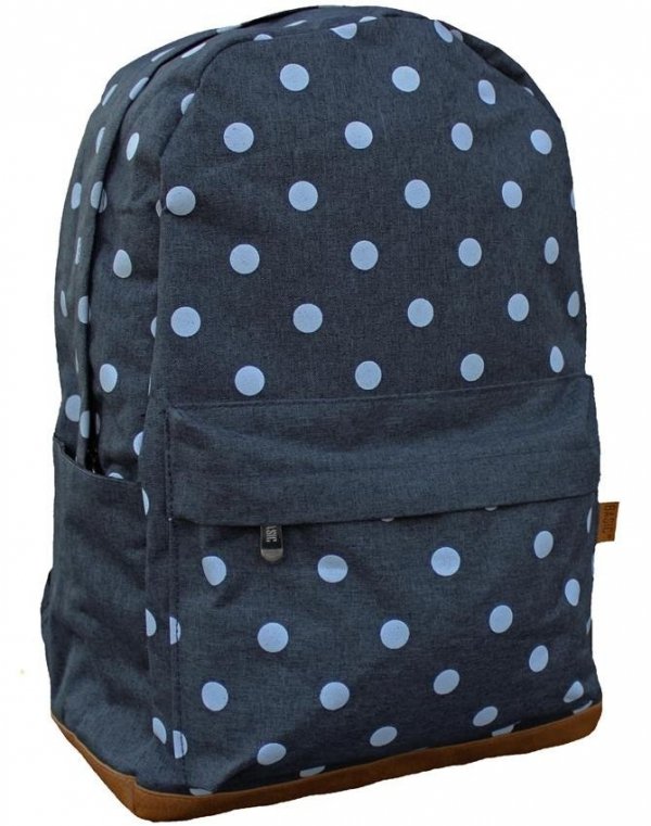Plecak w Kropki dla Dziewczyny Młodzieżowy Komplet Beniamin [607801]