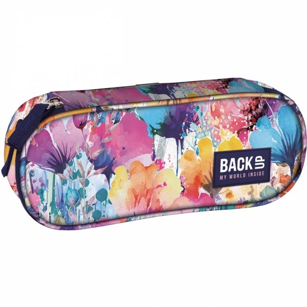 MŁODZIEŻOWY PLECAK BACKUP KWIATOWY SZKOLNY DZIEWCZĘCY KOLOROWE KOMPLET 5 el
