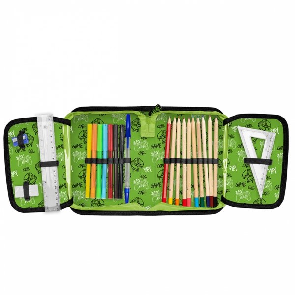 PLECAK GAMEPAD SZKOLNY GRA DO 1 KLASY PODSTAWÓWKI DLA CHŁOPAKA KOMPLET 3w1