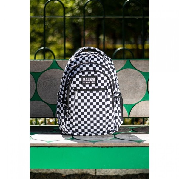 SZACHOWNICA SZKOLNY PLECAK BACKUP 3el MŁODZIEŻOWY KRATKA DO SZKOŁY DERFORM