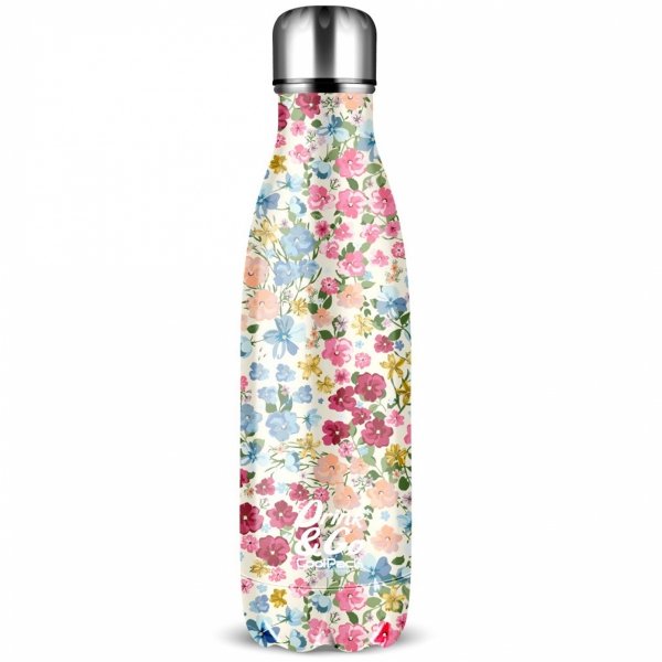 Butelka Termiczna Stalowa Kubek Termiczny Termos Bidon 500ml KWIATY [Z04580]
