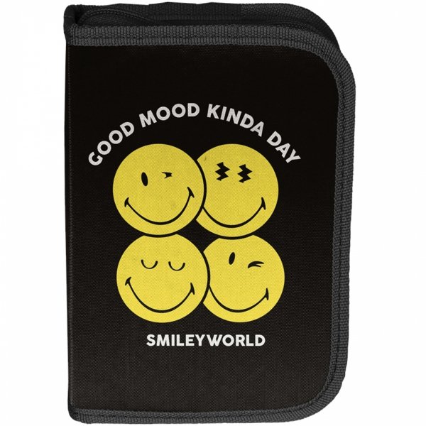 ZESTAW 3el SMILEY PLECAK SZKOLNY DZIECIĘCY TORNISTER BUŹKI EMOTKI EMITIKONY