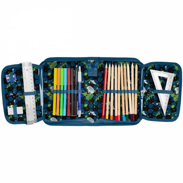 KOMPLET 3w1 PIŁKARSKI TORNISTER SZKOLNY CHŁOPIĘCY DO KLAS 1-4 PIŁKA NOŻNA