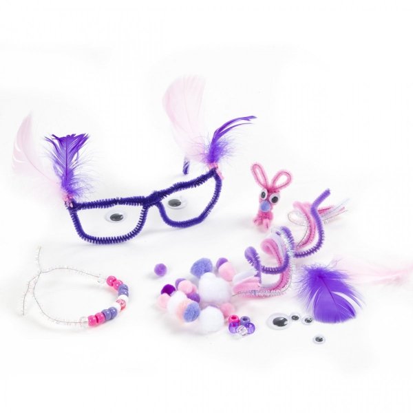 Plastyczny Zestaw Kreatywny Pastelowy 120 Elem. Kidea [PZK120KA]