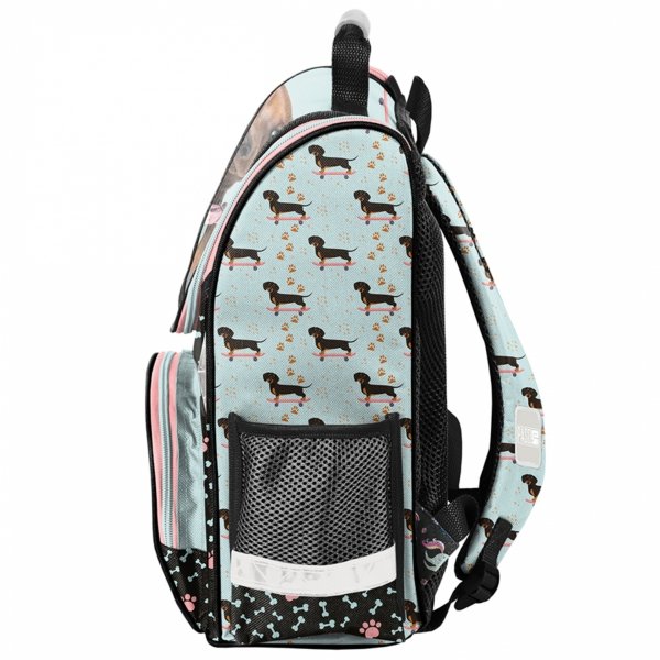 TORNISTER SZKOLNY Z PIESKIEM JAMNK DO 1 KLASY PODSTAWÓWKI ZESTAW 5el PIES