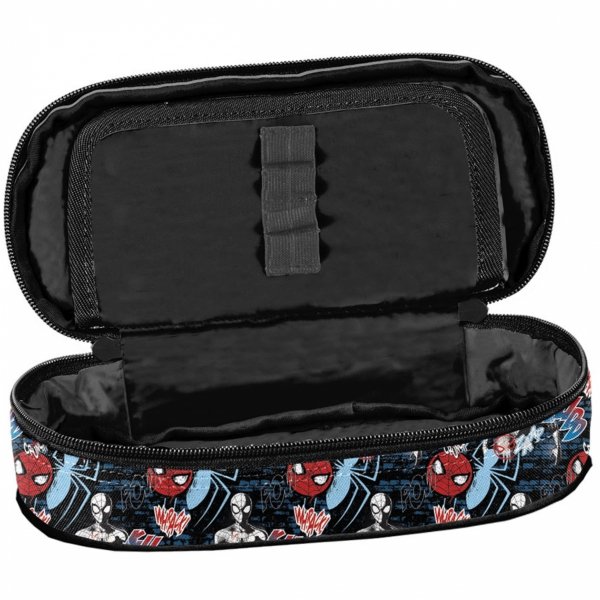 PIÓRNIK SPIDER-MAN CHŁOPIĘCY SZKOLNY OWALNY Z KLAPKĄ DO PODSTAWÓWKI