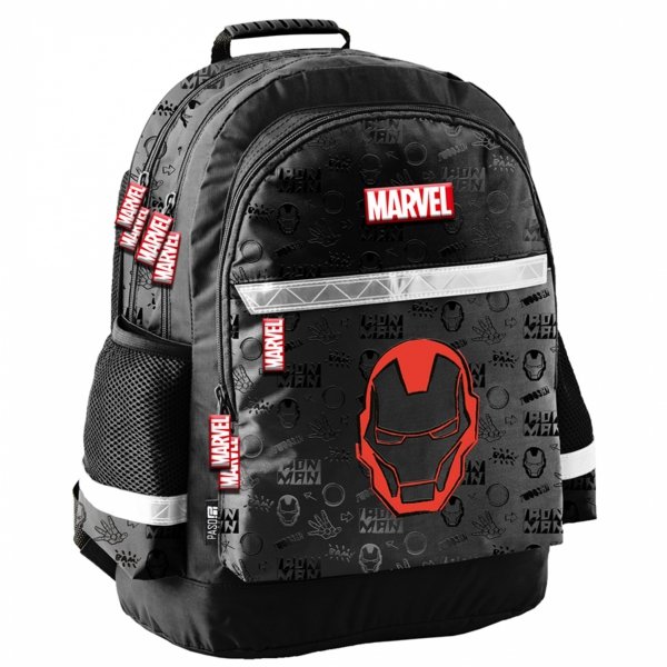 PLECAK IRON MAN SZKOLNY AVENGERS PODSTAWÓWKI DLA CHŁOPAKA ZESTAW 3w1 PASO