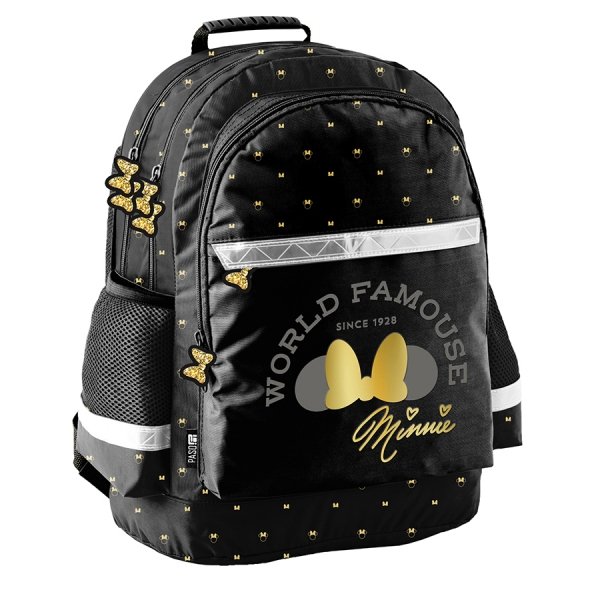 MYSZKA MINNIE PLECAK DISNEY SZKOLNY DO 1-4 KLAS PODSTAWÓWKI KOMPLET 3 elem.
