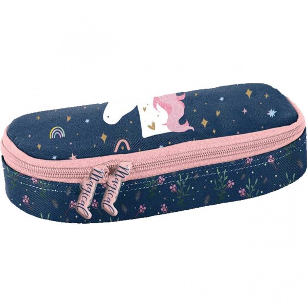 Piórnik Szkolny Jednorożec Dziewczęcy Usztywniany Paso [PP23JN-013]