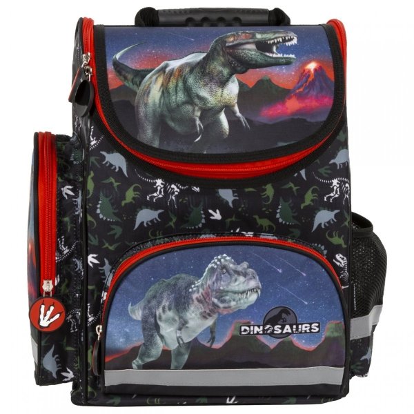 Tyranozaur Chłopięcy Tornister w Zestawie Szkolnym Dinozaur [TEMBDN17]