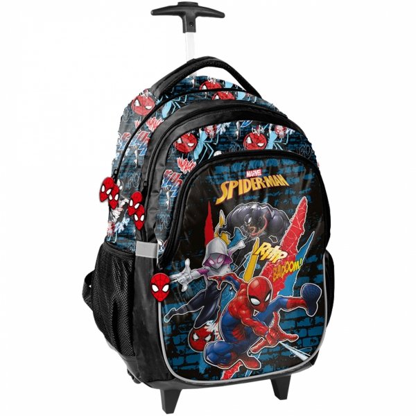 SPIDERMAN Plecak na Kółkach do Szkoły Podstawowej MARVEL z Rączką Chłopięcy