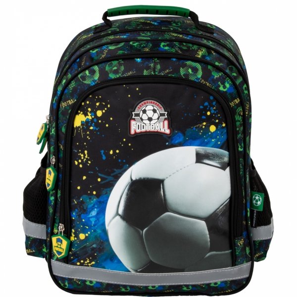 PIŁKARSKI PLECAK SZKOLNY DO 1 KLASY FOOTBALL KOMPLET 3w1 PIŁKA NOŻNA