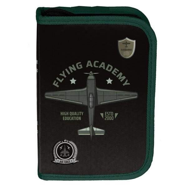 PLECAK SAMOLOTY SZKOLNY DLA CHŁOPAKA DO 1 KLASY SZKOŁY ZESTAW 5 ele FLYING