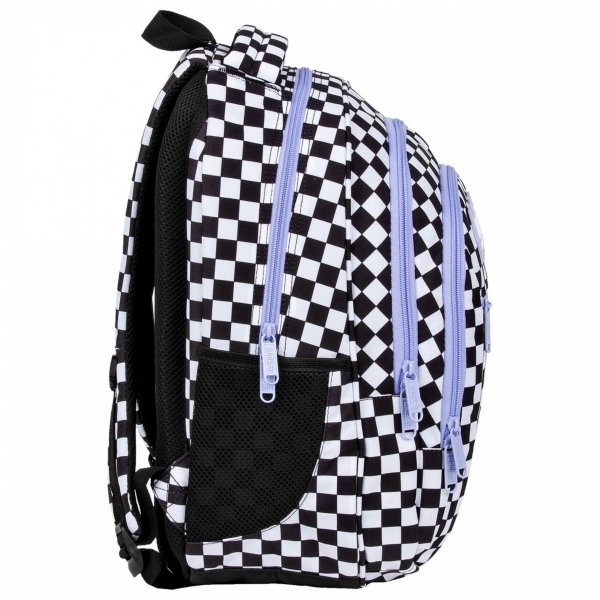 PLECAK ZESTAW 5w1 MŁODZIEŻOWY BACKUP SZKOLNY SZACHOWNICA KRATKA KRATKA