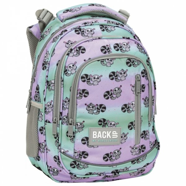 Zestaw Lemury Backup Plecak Szkolny Derform [PLB5R03]