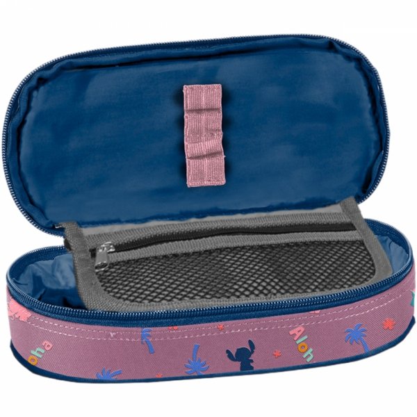 STICH PIÓRNIK SZKOLNY DLA DZIEWCZYNY OTWIERANY Z KLAPKĄ LILO i STITCH PASO