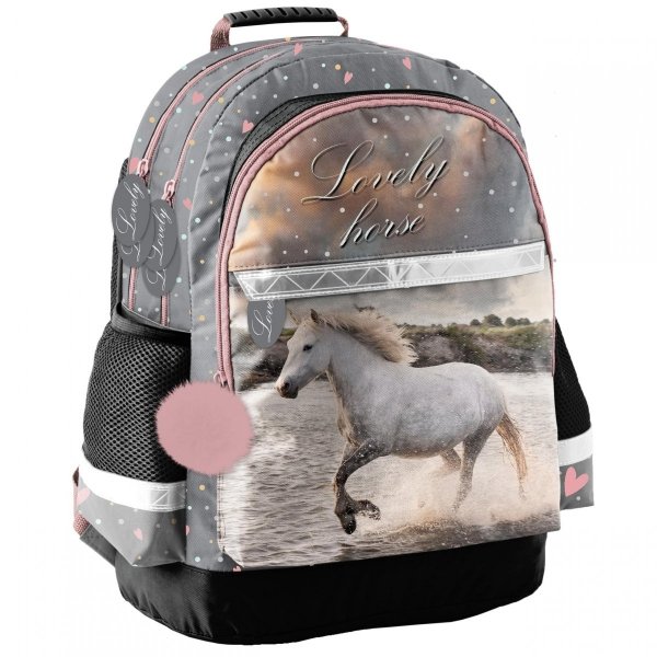 Plecak Szkolny z Koniem Koń dla Dziewczynki Konie Paso [PP22HR-116]