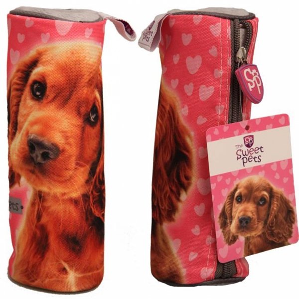 Piórnik Szkolny z Pieskiem dla Dziewczynek Tuba  